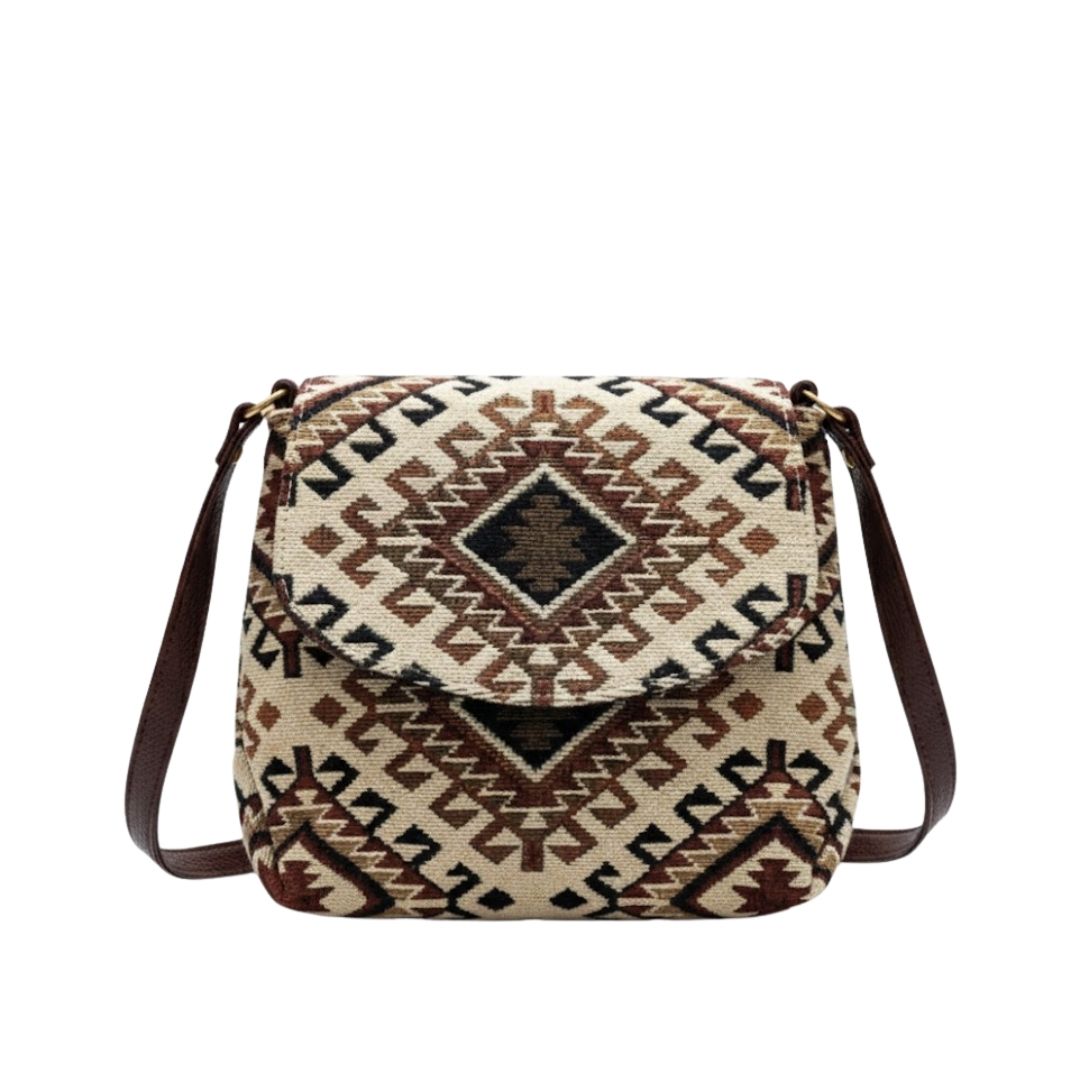 Stylish Eco-Friendly Fabric Flap Sling Bag 109